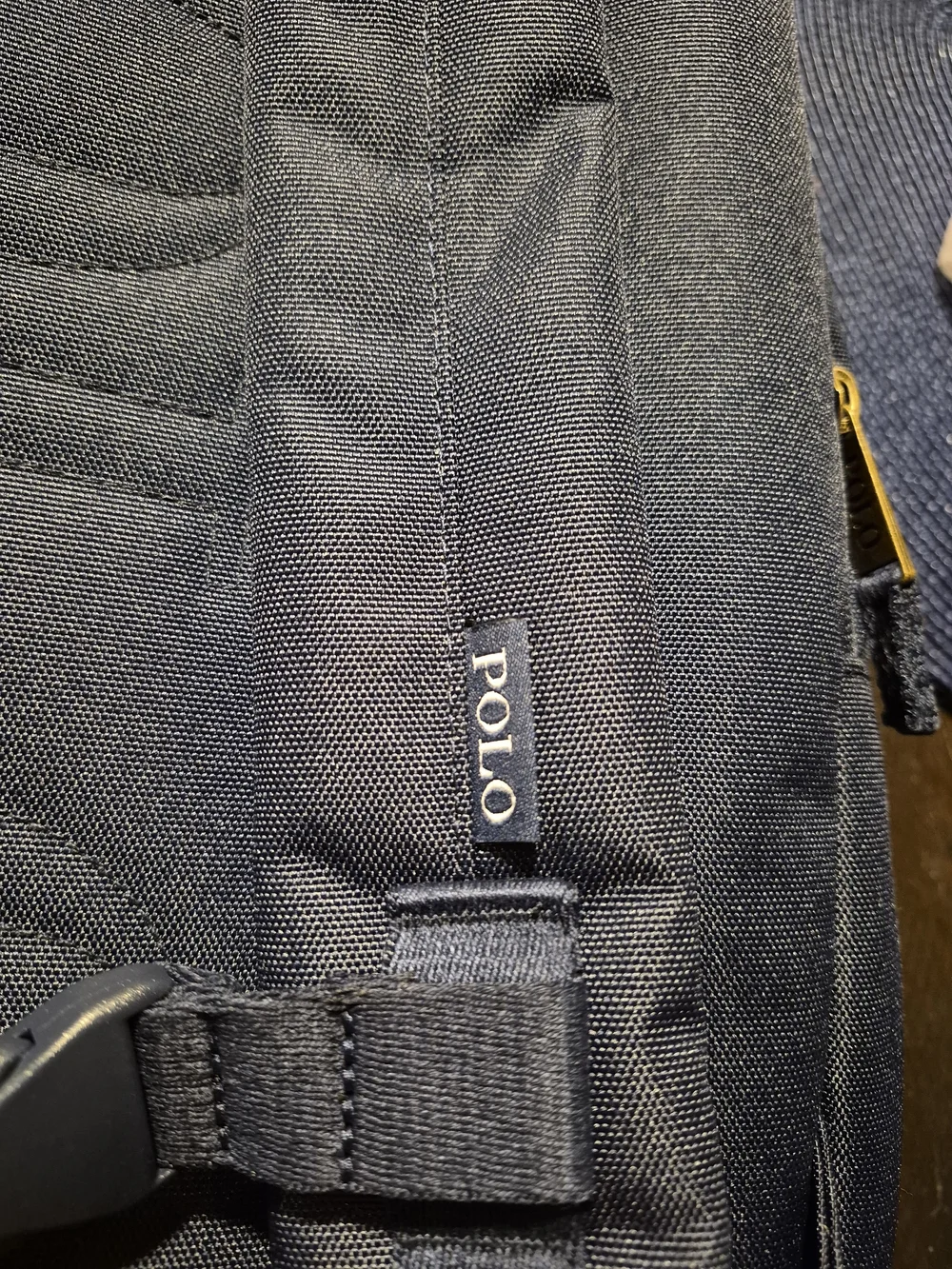 Polo by Ralph Lauren Navy Backpack with Bear Embroidery